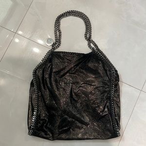 STELLA MCCARTNEY FALABELLA CHAIN 🖤 BLACK BAG